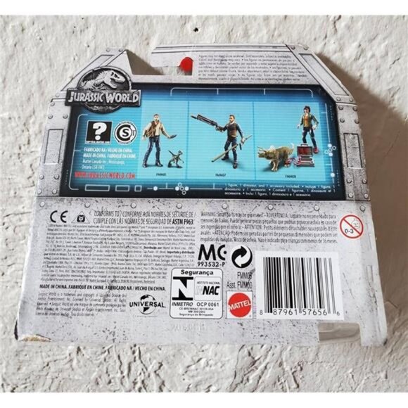 Jurassic World Fallen Kingdom: Mercenary & Ankylosaurus Action Figure Set Roar - Picture 7 of 8